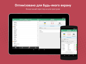 Безкоштовний додаток MyScore.ua